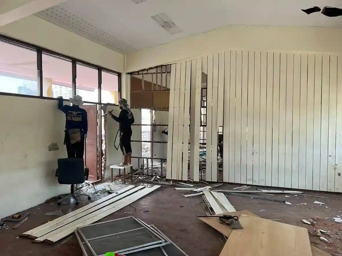 ผลงานรับเหมาเคลียร์พื้นที่และรื้อถอน ซอยสามัคคี จังหวัดนนทบุรี