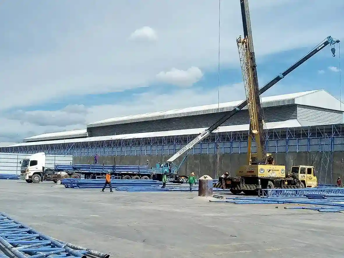 รับซื้อโครงสร้างโกดังเหล็กมือสองและวัสดุเหลือใช้จากการรื้อถอนโรงงาน